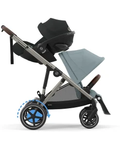 Passeggino Elettrico E-Gazelle S - Nero - dalla Nascita ai 4 Anni - Multifunzionale