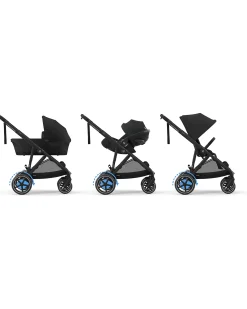 Passeggino Elettrico E-Gazelle S - Nero - dalla Nascita ai 4 Anni - Multifunzionale
