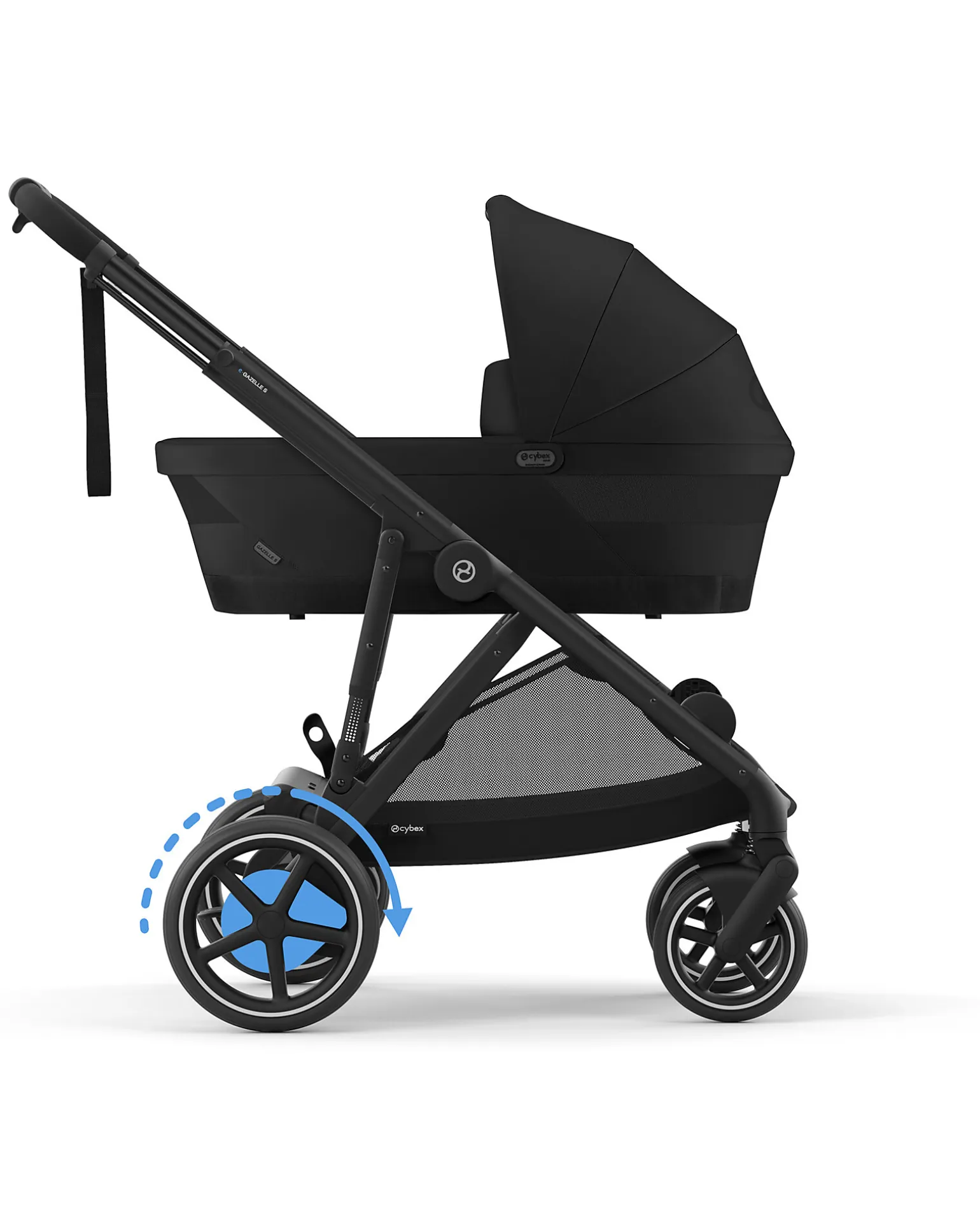 Passeggino Elettrico E-Gazelle S - Nero - dalla Nascita ai 4 Anni - Multifunzionale