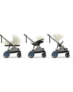 Passeggino Elettrico E-Gazelle S - Seashell Beige/Light Beige - dalla Nascita ai 4 Anni - Multifunzionale