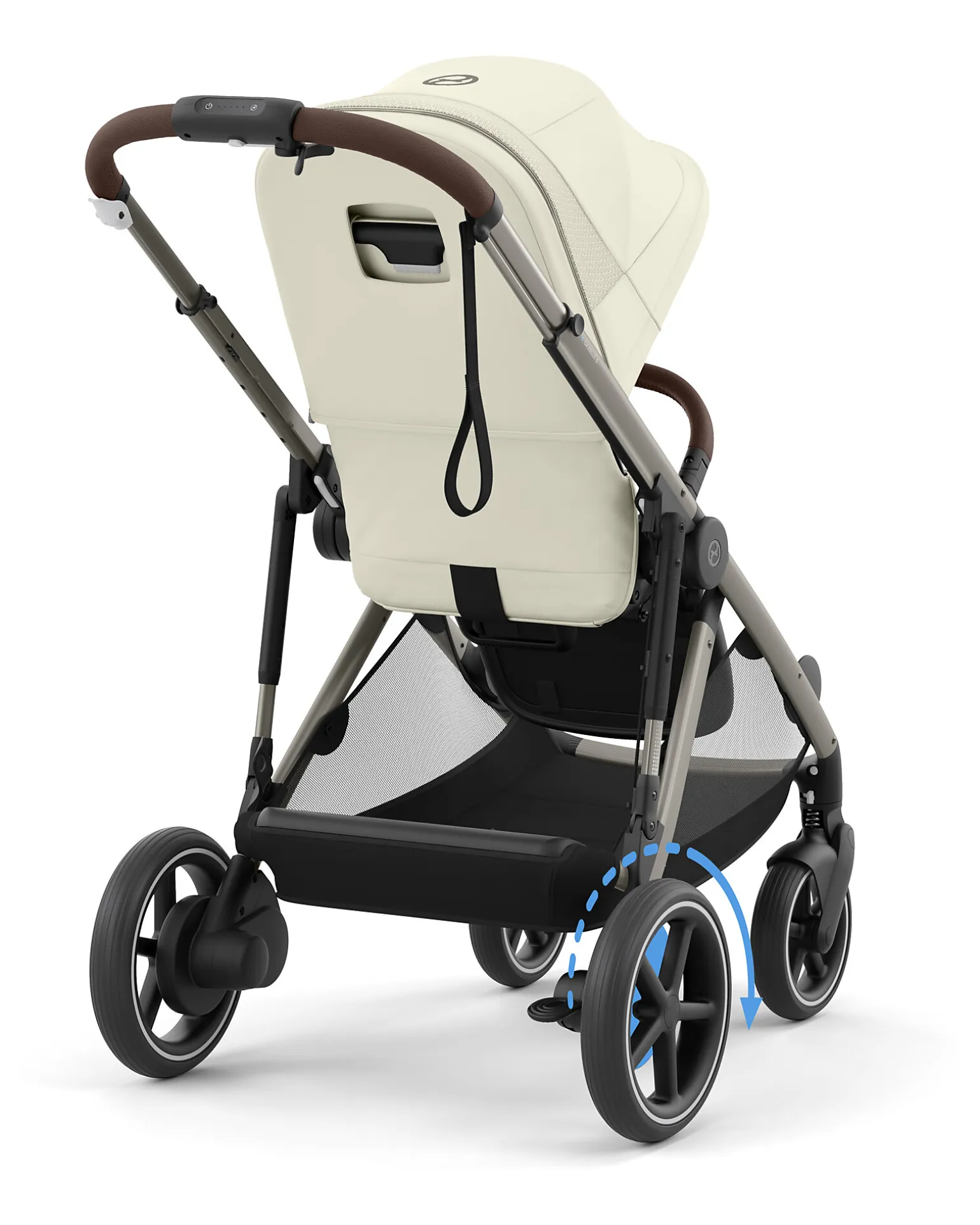 Passeggino Elettrico E-Gazelle S - Seashell Beige/Light Beige - dalla Nascita ai 4 Anni - Multifunzionale