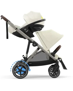 Passeggino Elettrico E-Gazelle S - Seashell Beige/Light Beige - dalla Nascita ai 4 Anni - Multifunzionale
