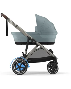 Passeggino Elettrico E-Gazelle S - Stormy Blue/Light Blue - dalla Nascita ai 4 Anni - Multifunzionale