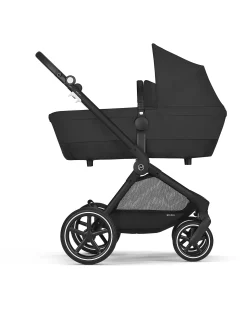 Passeggino EOS Lux 2-in-1 con Attacchi Intercambiabili: da Navicella a Seduta - Nero Moon Black - dalla Nascita ai 4 Anni!