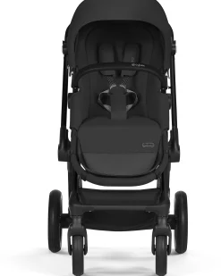 Passeggino EOS Lux 2-in-1 con Attacchi Intercambiabili: da Navicella a Seduta - Nero Moon Black - dalla Nascita ai 4 Anni!