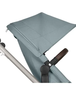 Passeggino EOS Lux 2-in-1 con Attacchi Intercambiabili: da Navicella a Seduta - Tortora Sky Blue - dalla Nascita ai 4 Anni!