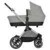 Passeggino EOS Lux 2-in-1 con Attacchi Intercambiabili: da Navicella a Seduta - Argento Stone Grey - dalla Nascita ai 4 Anni!