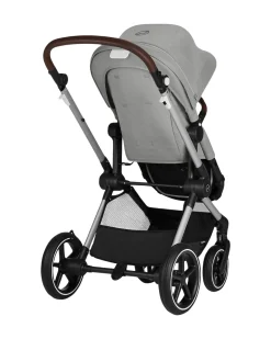 Passeggino EOS Lux 2-in-1 con Attacchi Intercambiabili: da Navicella a Seduta - Argento Stone Grey - dalla Nascita ai 4 Anni!