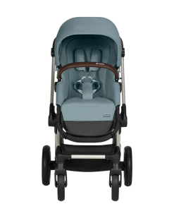Passeggino EOS Lux 2-in-1 con Attacchi Intercambiabili: da Navicella a Seduta - Tortora Stormy Blue - dalla Nascita ai 4 Anni!