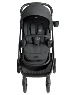 Passeggino Finiti 4 in 1 - Ebony - Parapioggia e Adattatori Inclusi