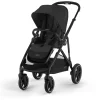 Passeggino Gazelle S - Nero-Moon Black - dalla Nascita ai 4 Anni - Multifunzionale