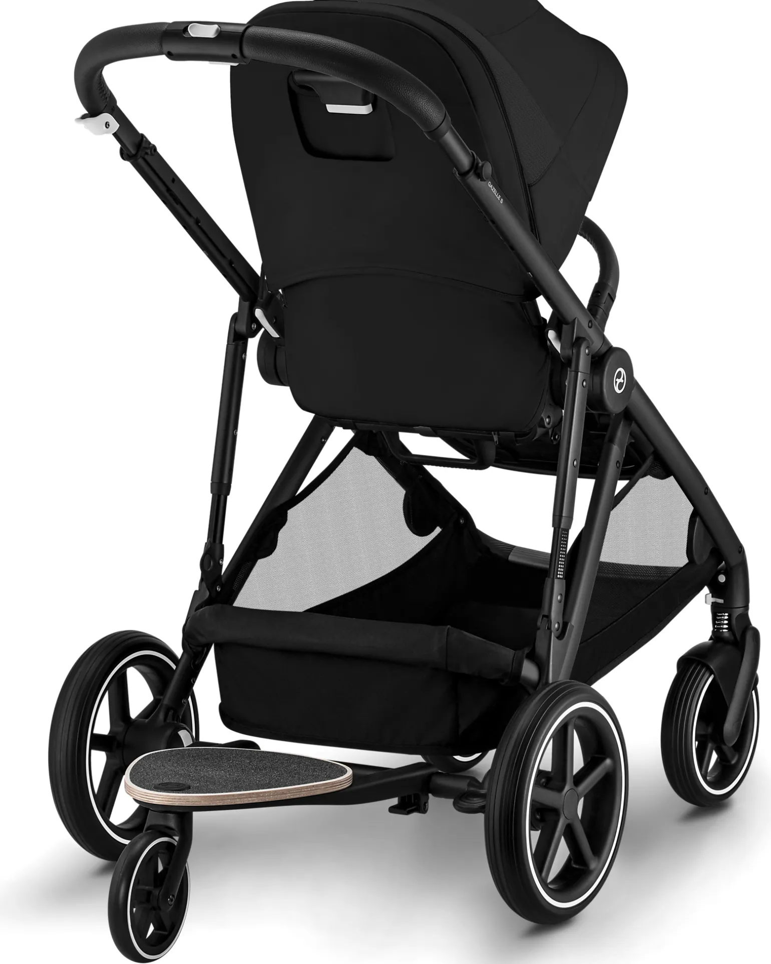 Passeggino Gazelle S - Nero-Moon Black - dalla Nascita ai 4 Anni - Multifunzionale