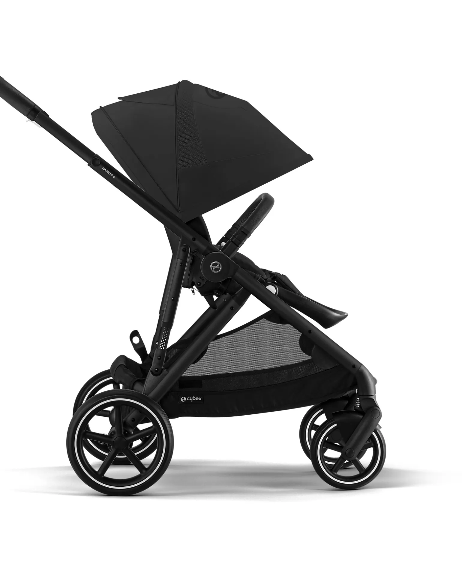 Passeggino Gazelle S - Nero-Moon Black - dalla Nascita ai 4 Anni - Multifunzionale