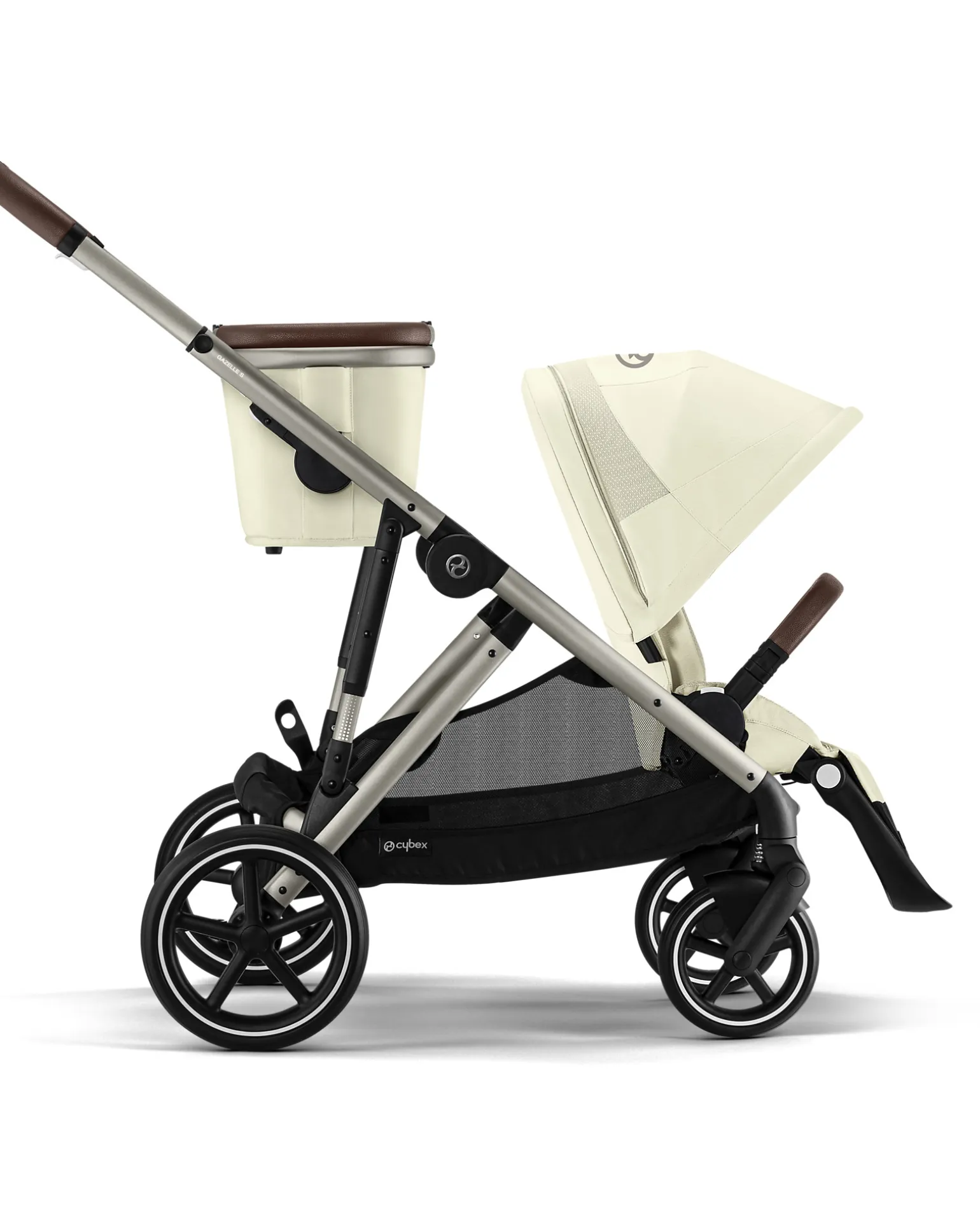 Passeggino Gazelle S - Seashell Beige - dalla Nascita ai 4 Anni - Multifunzionale