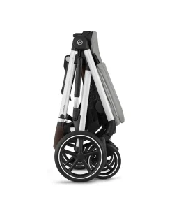 Passeggino Gazelle S - Telaio Argento - Stone Grey - dalla Nascita ai 4 Anni - Multifunzionale