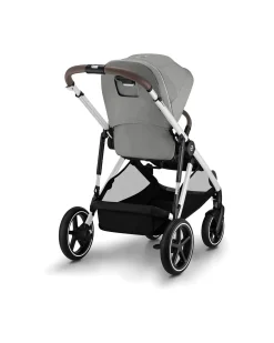 Passeggino Gazelle S - Telaio Argento - Stone Grey - dalla Nascita ai 4 Anni - Multifunzionale