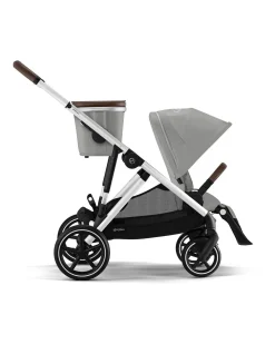 Passeggino Gazelle S - Telaio Argento - Stone Grey - dalla Nascita ai 4 Anni - Multifunzionale