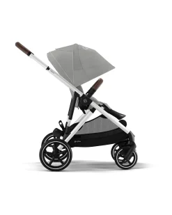 Passeggino Gazelle S - Telaio Argento - Stone Grey - dalla Nascita ai 4 Anni - Multifunzionale
