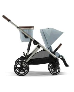 Passeggino Gazelle S - Telaio Tortora - Stormy Blue - dalla Nascita ai 4 Anni - Multifunzionale