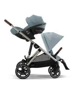 Passeggino Gazelle S - Telaio Tortora - Stormy Blue - dalla Nascita ai 4 Anni - Multifunzionale