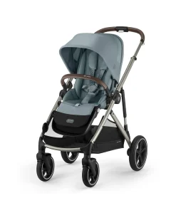 Passeggino Gazelle S - Telaio Tortora - Stormy Blue - dalla Nascita ai 4 Anni - Multifunzionale