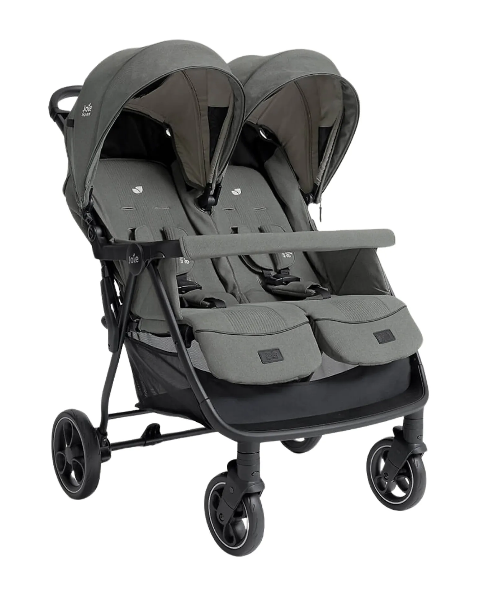 Passeggino Gemellare/Fratellare Estrella - Evergreen - con Parapioggia Incluso