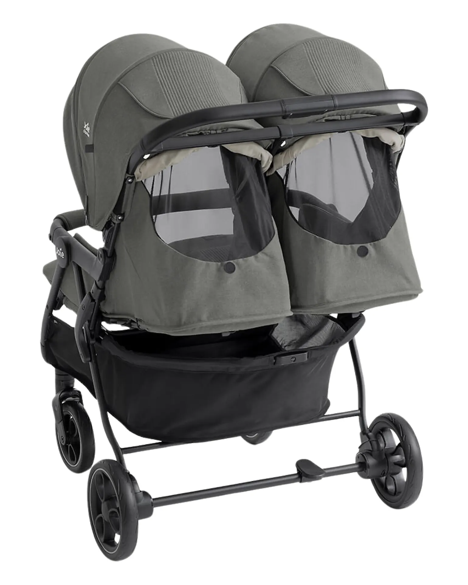 Passeggino Gemellare/Fratellare Estrella - Evergreen - con Parapioggia Incluso