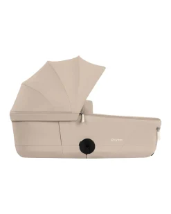 Passeggino 2 in 1 Coya con Navicella - Cozy Beige - Telaio Matt Black - dalla Nascita ai 4 anni