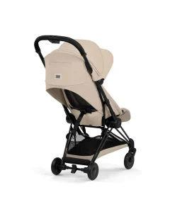 Passeggino 2 in 1 Coya con Navicella - Cozy Beige - Telaio Matt Black - dalla Nascita ai 4 anni