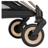 Passeggino 2 in 1 Coya con Navicella - Sepia Black - Tela io Rosegold - dalla Nascita ai 4 anni