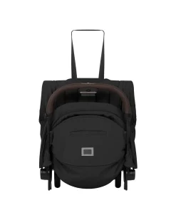 Passeggino 2 in 1 Coya con Navicella - Sepia Black - Tela io Rosegold - dalla Nascita ai 4 anni