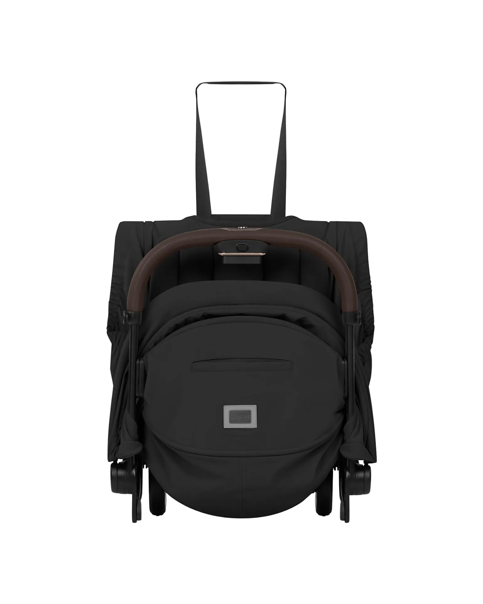 Passeggino 2 in 1 Coya con Navicella - Sepia Black - Tela io Rosegold - dalla Nascita ai 4 anni