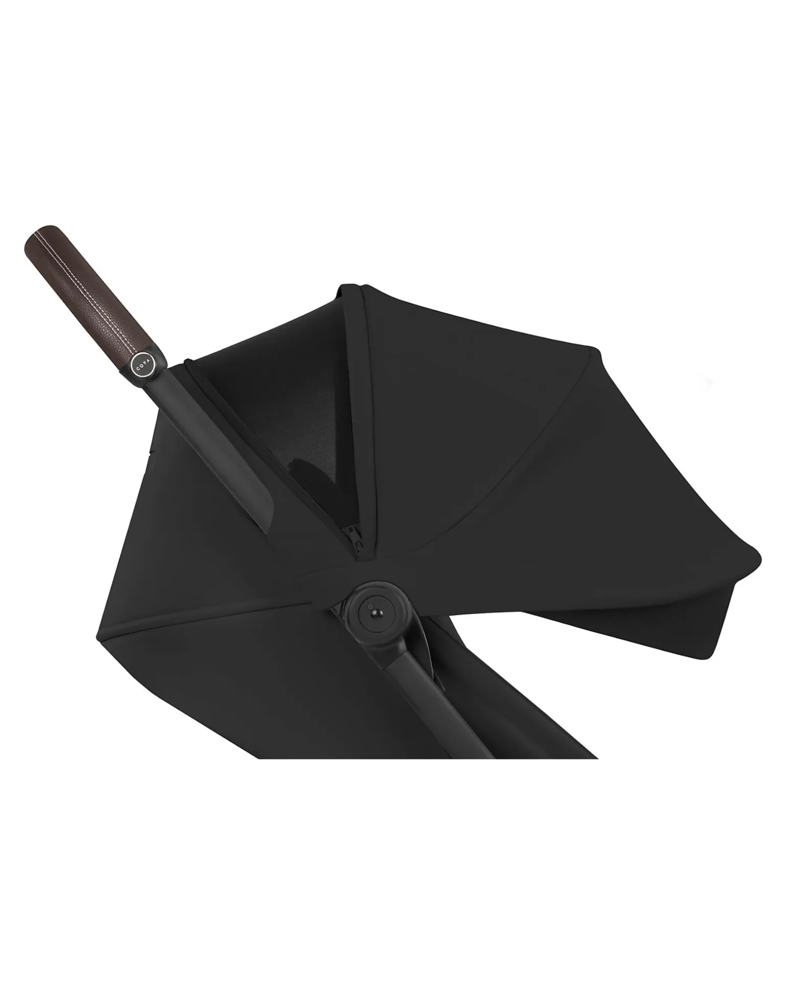 Passeggino 2 in 1 Coya con Navicella - Sepia Black - Tela io Rosegold - dalla Nascita ai 4 anni