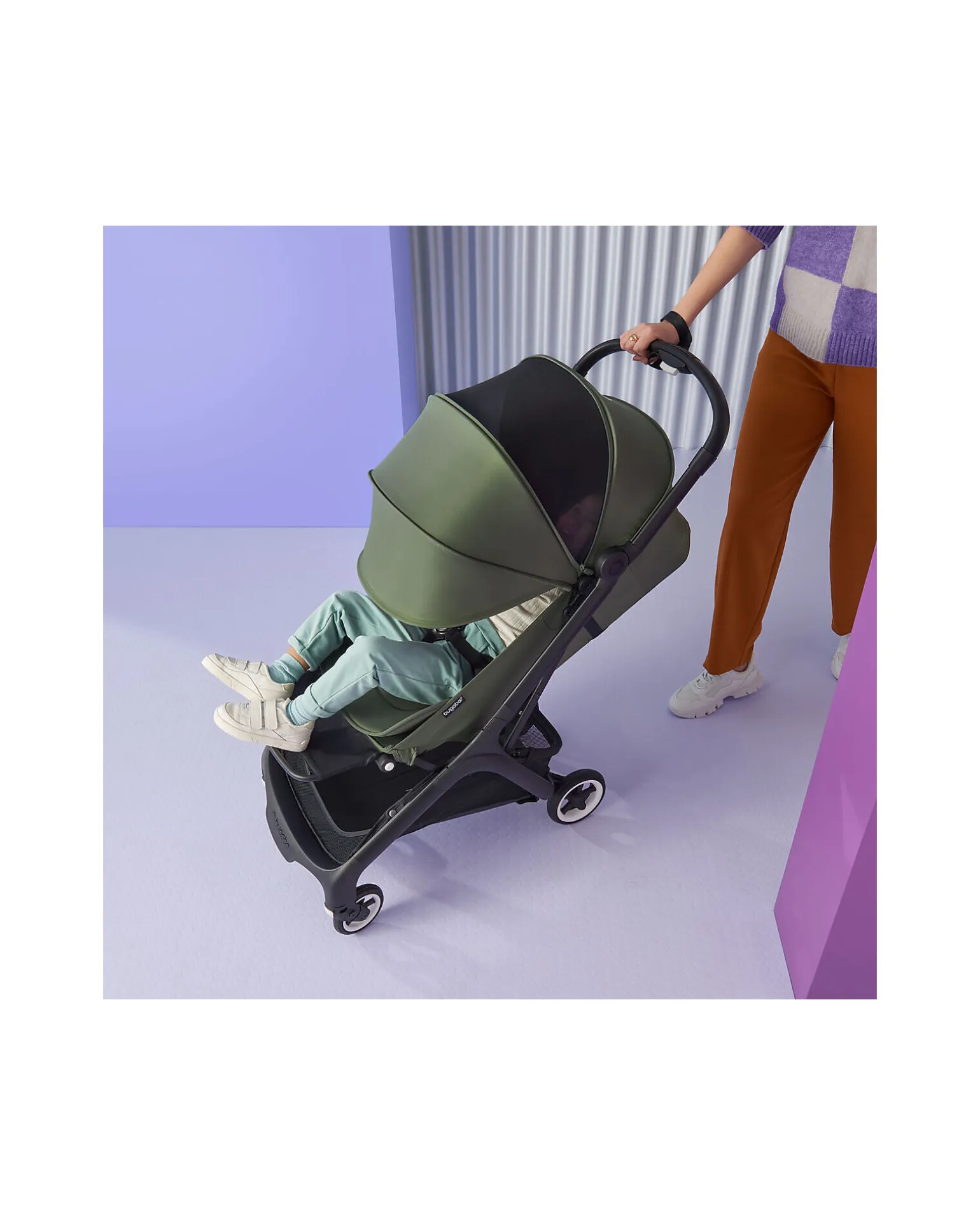 Passeggino Leggero Bugaboo Butterfly - Nero - Ultracompatto Si Chiude in 1 Secondo