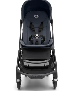 Passeggino Leggero Bugaboo Butterfly - Nero/Blu - Ultracompatto Si Chiude in 1 Secondo