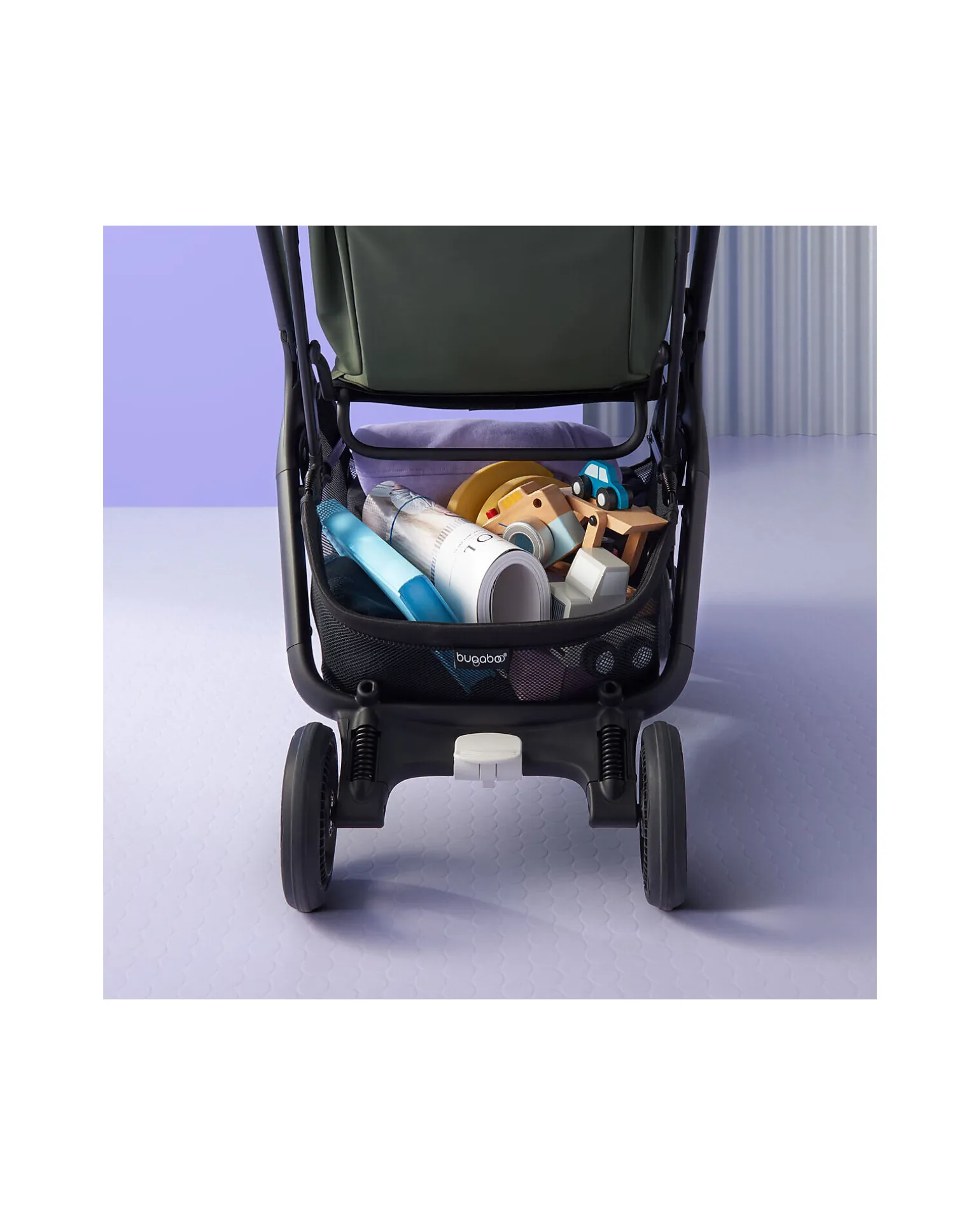 Passeggino Leggero Bugaboo Butterfly - Nero/Blu - Ultracompatto Si Chiude in 1 Secondo