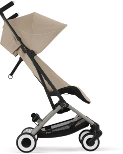 Passeggino Libelle - Almond Beige - Dettaglio Telaio Taupe - Nuovo Modello