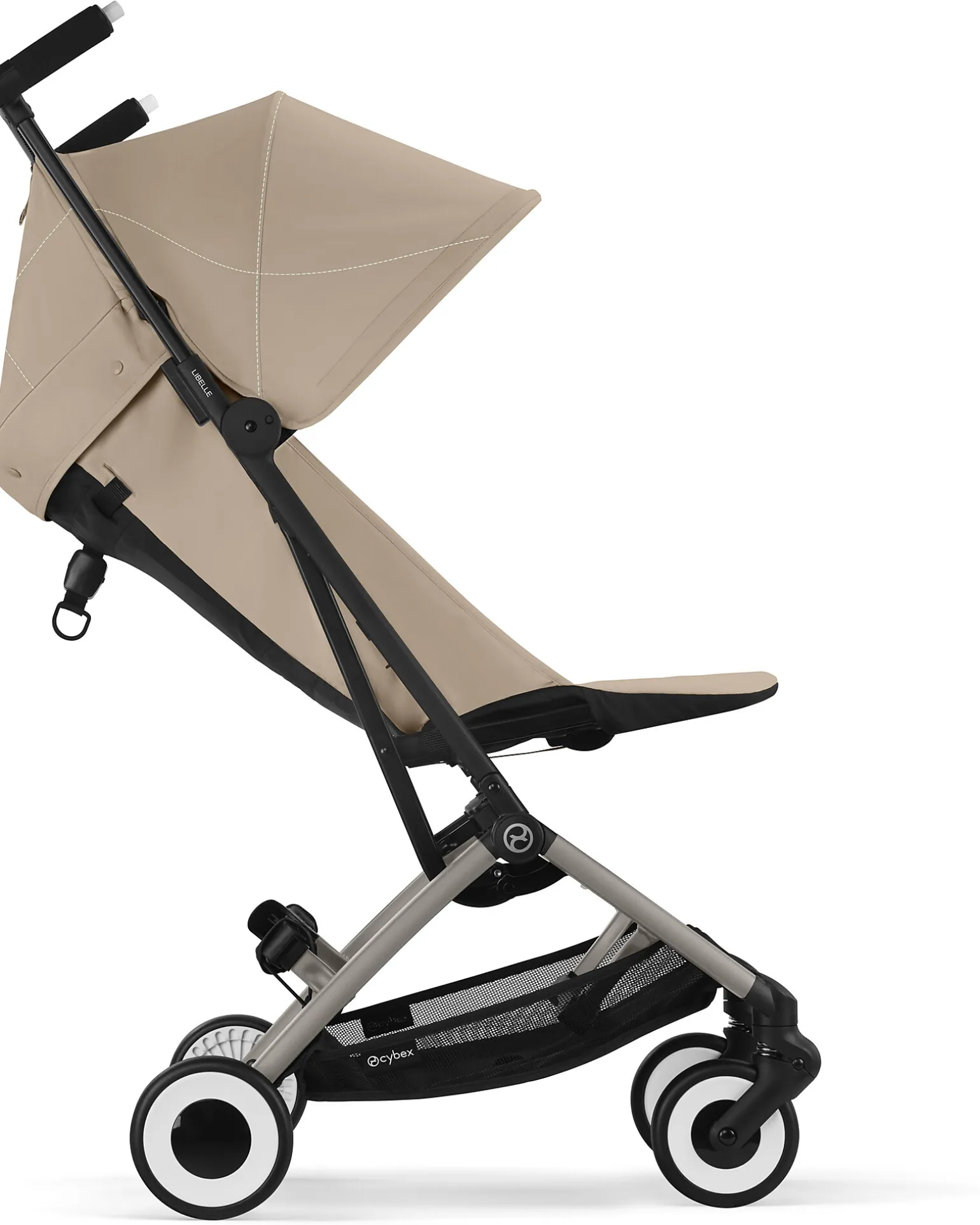 Passeggino Libelle - Almond Beige - Dettaglio Telaio Taupe - Nuovo Modello