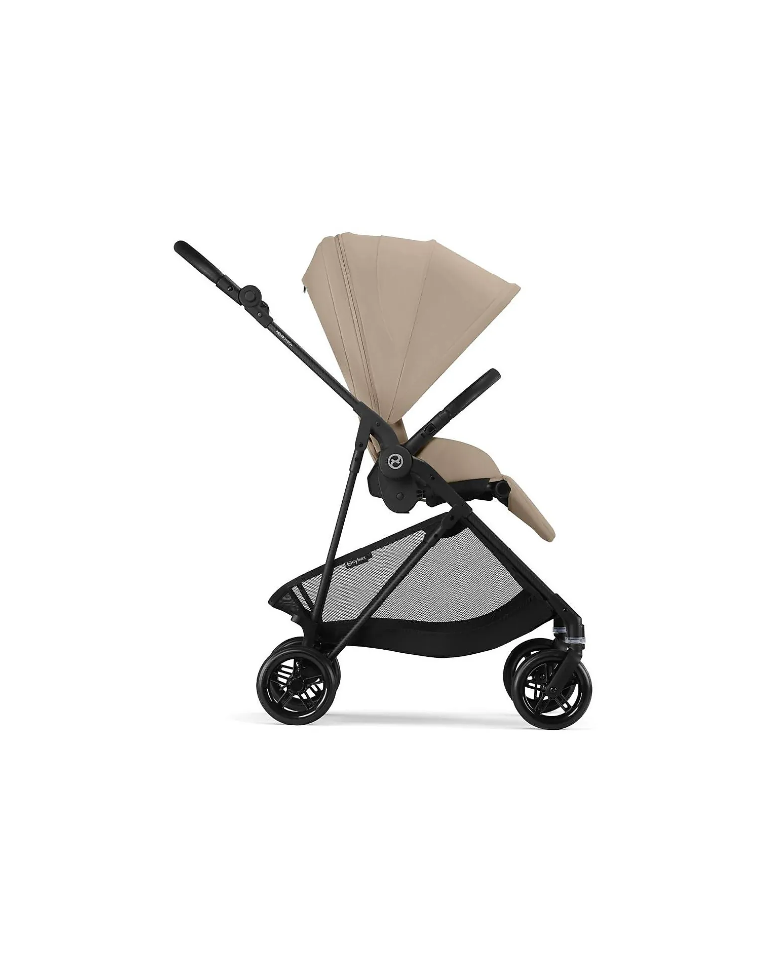 Passeggino Melio Carbon - Almond Beige - Telaio Carbon - Super Leggero con Telaio in Carbonio