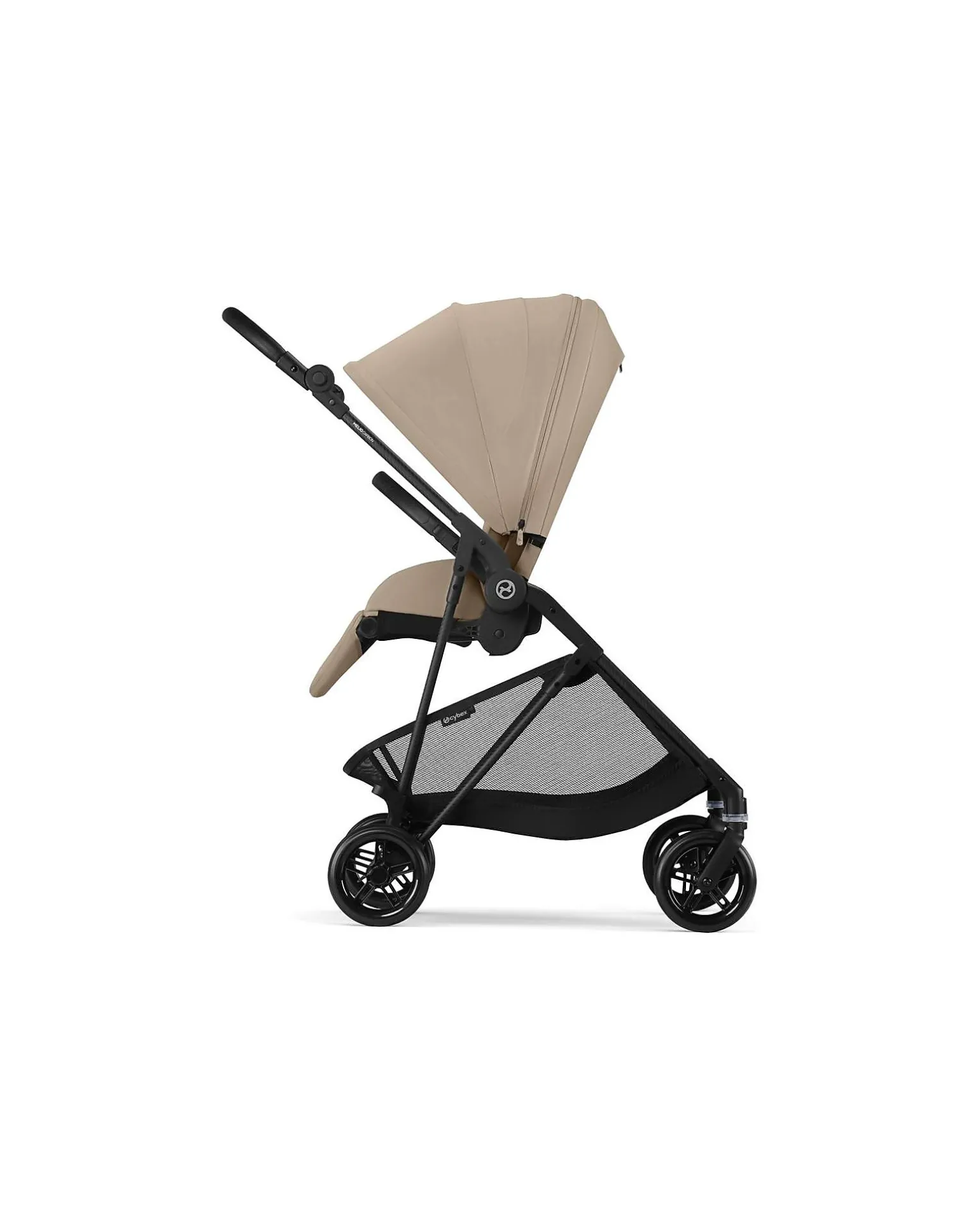 Passeggino Melio Carbon - Almond Beige - Telaio Carbon - Super Leggero con Telaio in Carbonio