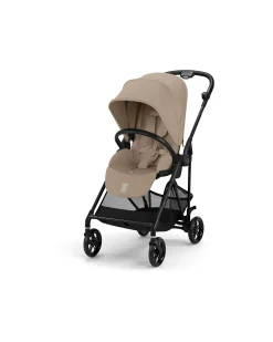 Passeggino Melio Carbon - Almond Beige - Telaio Carbon - Super Leggero con Telaio in Carbonio