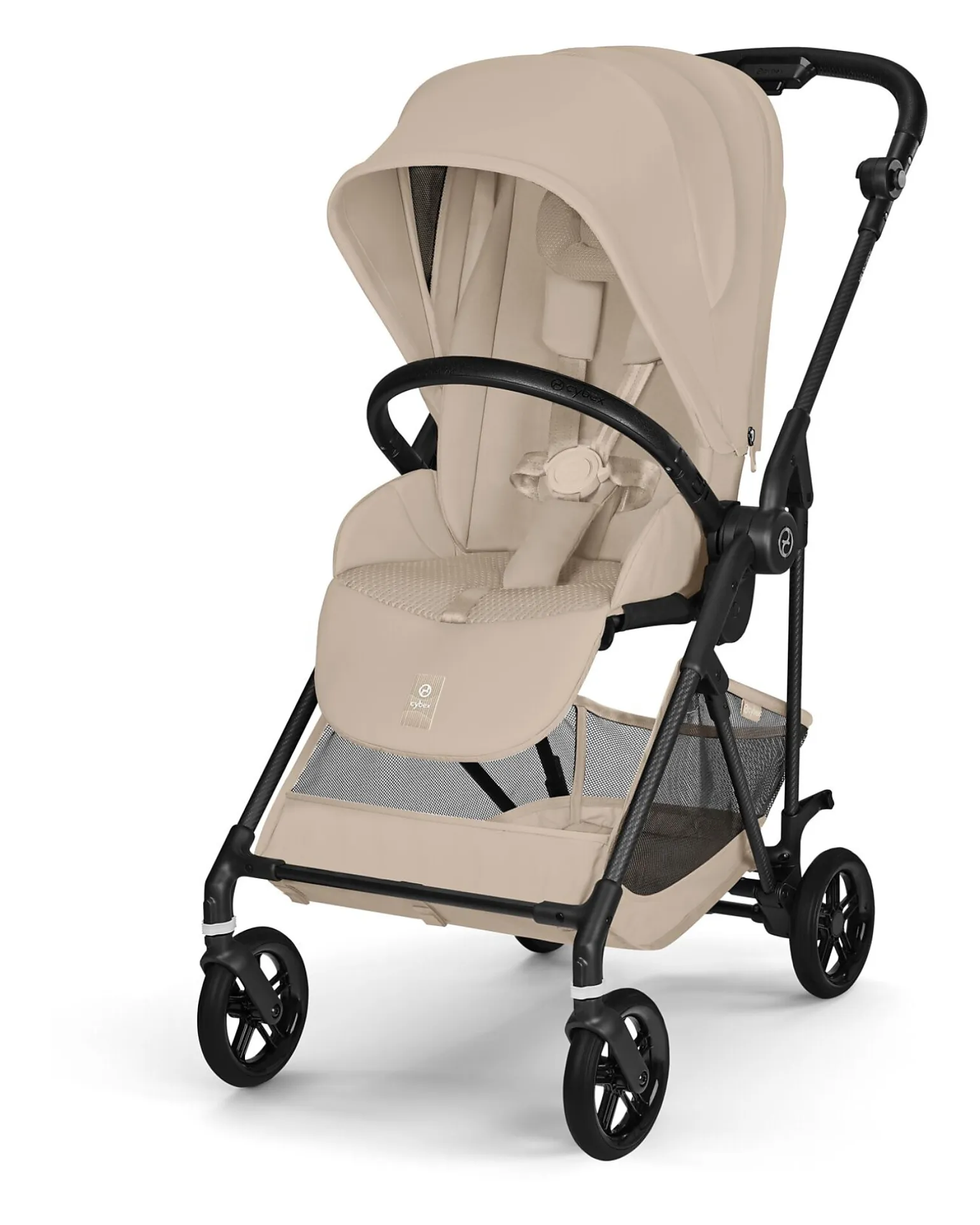 Passeggino Melio Carbon - Almond Beige - Super Leggero con Telaio in Carbonio
