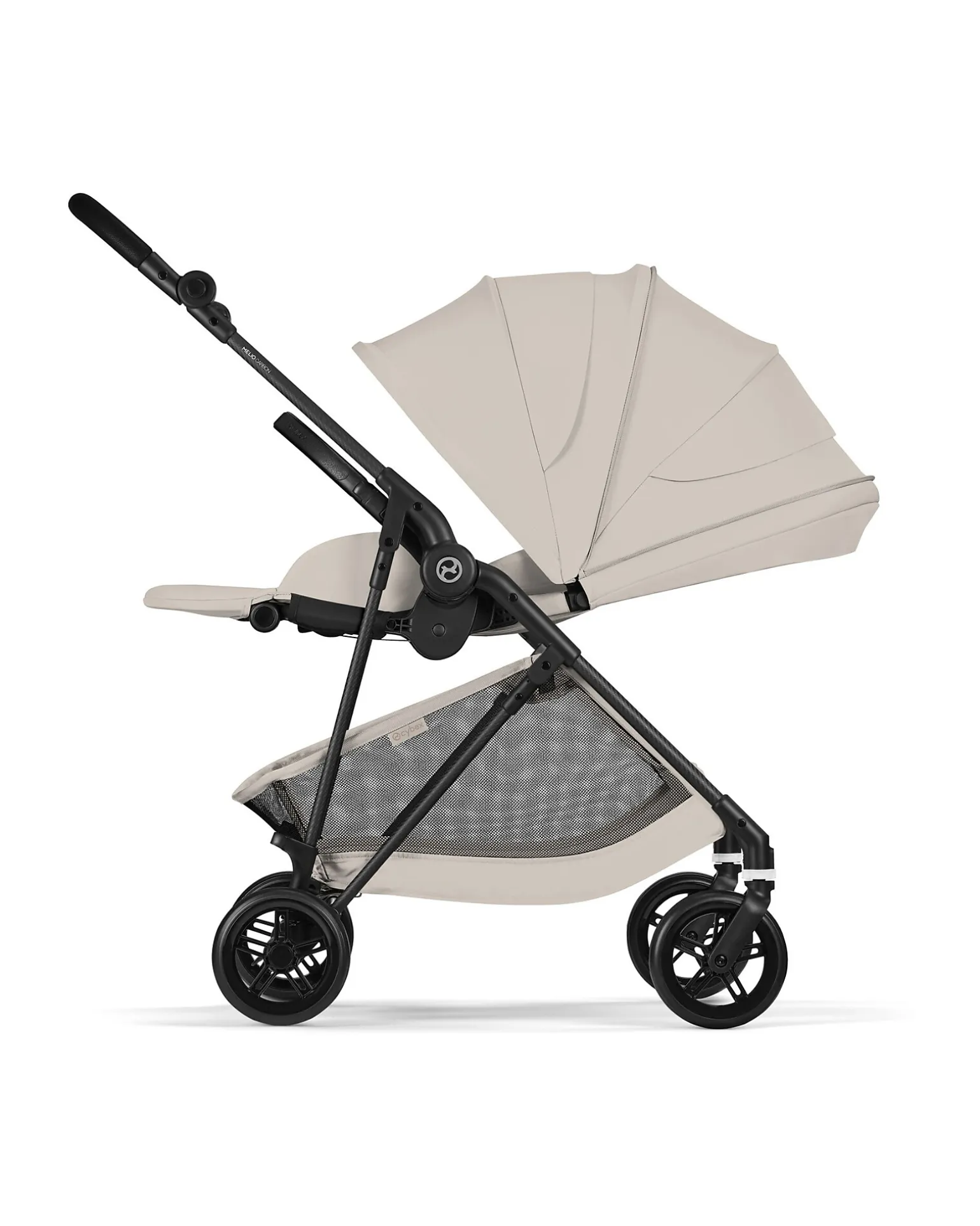 Passeggino MelioCarbon - Dune Grey - Super Leggero con Telaio in Carbonio