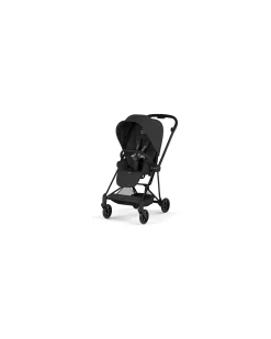 Passeggino Mios Duo Comfort - Telaio Matt Black + Seduta e Navicella Richiudibile Sepia Black