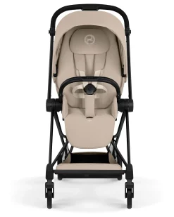 Passeggino Mios Duo Comfort - Telaio Matt Black + Seduta e Navicella Richiudibile Cozy Beige