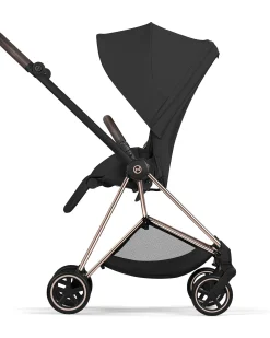 Passeggino Mios Duo Comfort - Telaio Rosegold + Seduta e Navicella Richiudibile Sepia Black