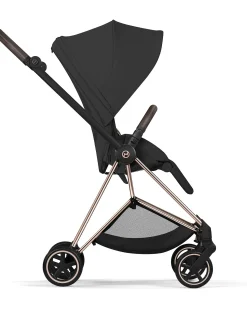 Passeggino Mios Duo Comfort - Telaio Rosegold + Seduta e Navicella Richiudibile Sepia Black
