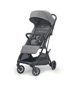 Passeggino Now - Nero - Snap Grey - si Chiude da Solo con un Tocco