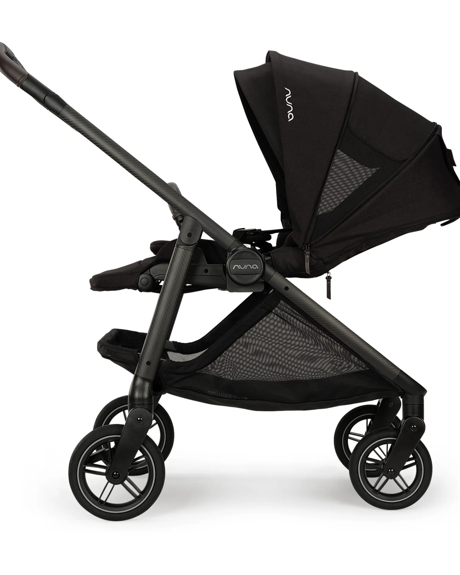 Passeggino Nuna Swiv - Caviar - con Telaio in Alluminio