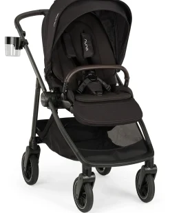Passeggino Nuna Swiv - Caviar - con Telaio in Alluminio